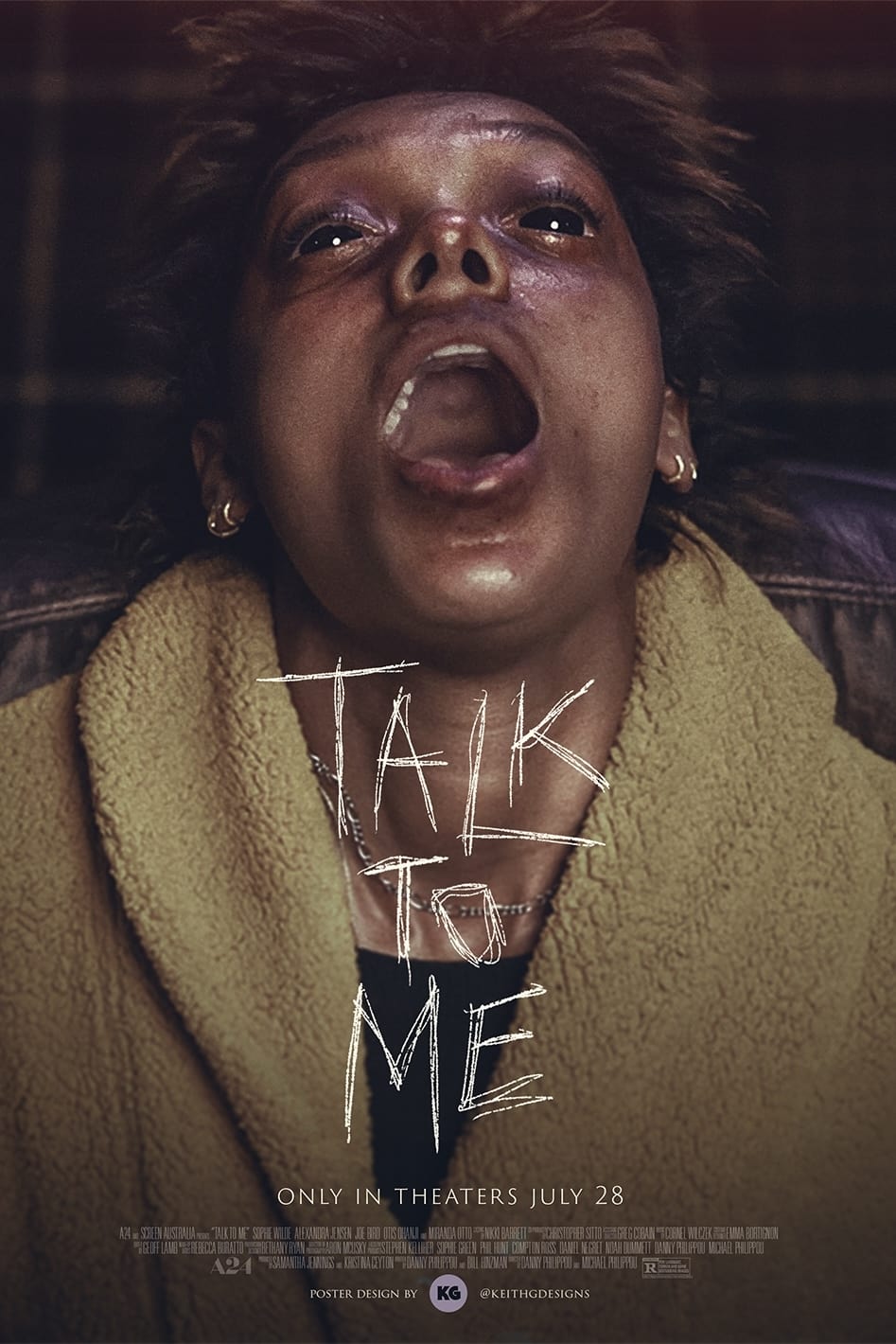 Poster for the movie "Talk to Me"