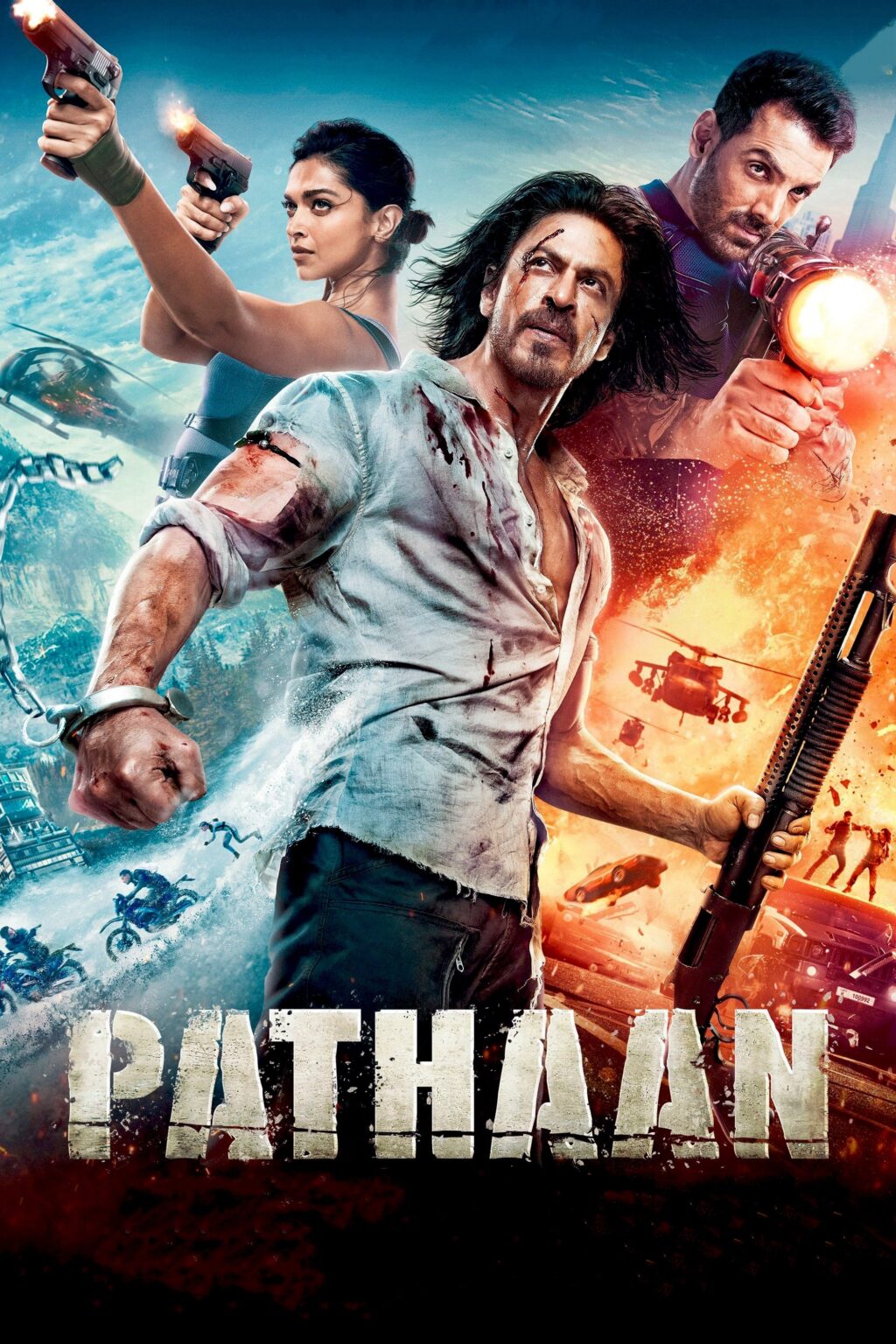 Poster for the movie "Pathaan"